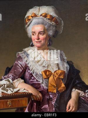 ActiveMuseum 0001844.jpg / Frau Charles-Pierre Pecoul, 1784 - Jacques-Louis David Oil auf Leinwand 25.09.2013 - / 18. Jahrhundert Sammlung / aktive Museum Stockfoto