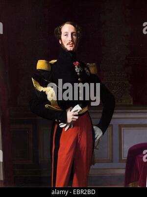 ActiveMuseum 0002285.jpg / Ferdinand Philippe Louis Charles Henri de Bourbon-Orleans, Herzog von Orléans, 1842 - Jean-Auguste-Dominique Ingres 10.02.2013 - / 19. Jahrhundert Sammlung / aktive Museum Stockfoto