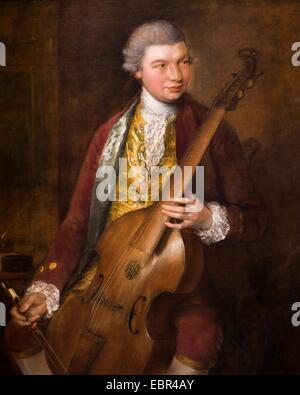 Karl Friedrich Abel, große Gambe Virtuosi, 1765 - Thomas Gainsborough 22.01.2014 - / 18. Jahrhundert Sammlung / aktive Museum Stockfoto