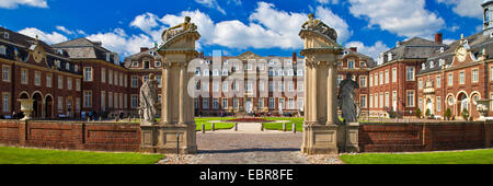 Schloss Nordkirchen mit Palast Garten, größte Schloss auf einem See von Westfalen, Deutschland, Nordrhein-Westfalen, Nordkirchen Stockfoto