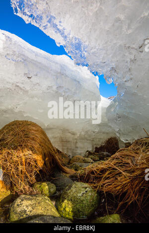 Eis auf den Strand, Norwegen Troms Stockfoto