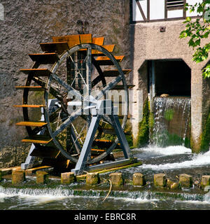 Wassermühle am Fluss Stever in Luedinghausen, Germany, North Rhine-Westphalia, Luedinghausen Stockfoto