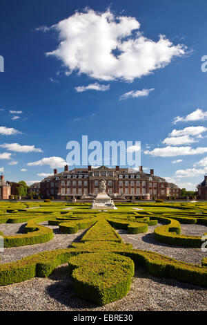 Schloss Nordkirchen mit Palast Garten, größte Schloss auf einem See von Westfalen, Deutschland, Nordrhein-Westfalen, Nordkirchen Stockfoto