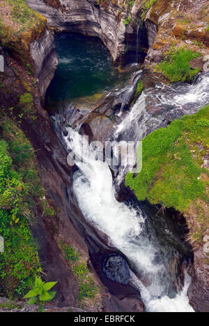 Wasserfall von Croveo in der Nähe von Domodossola, Italien Stockfoto