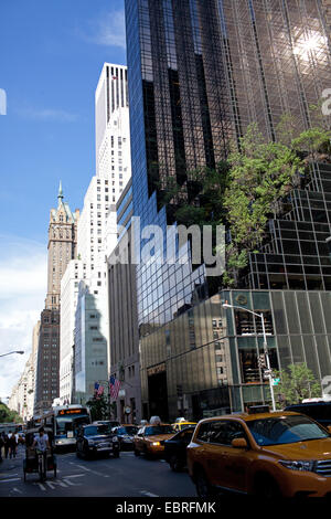 Trump Tower befindet sich in 725 Fifth Avenue, USA, New York City Stockfoto