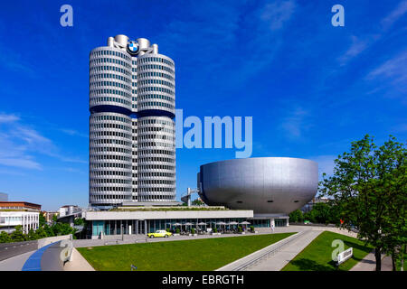 BMW Gebäude München, Bayern, Muenchen Stockfoto