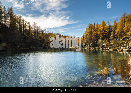 See der Hexen in Herbstsaison, Devero Alp - Piemont, Italien Stockfoto