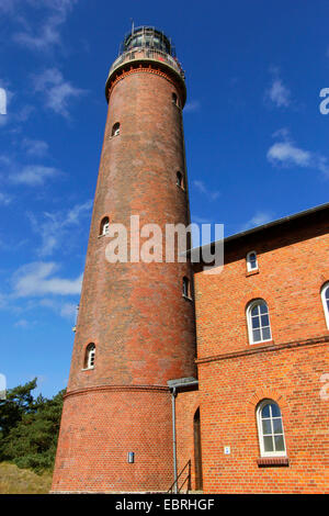 Leuchtturm am Darßer Ort, Deutschland, Mecklenburg-Vorpommern, geboren Auf Dem Darß, Prerow Stockfoto