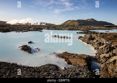 Details in der blauen Lagune in Island Stockfoto