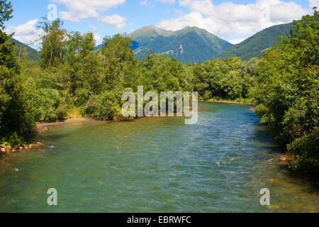 Moell Gebirgsfluss in den Alpen, Österreich, Kärnten Stockfoto