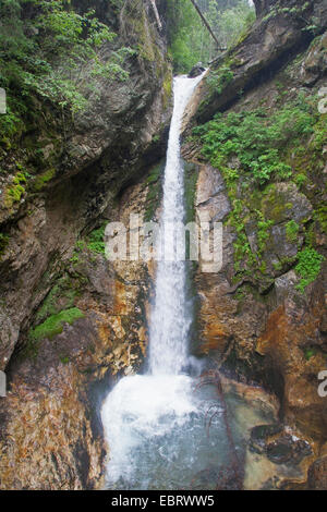 Ragga Schlucht mit Wasserfall, Österreich, Kärnten, Nationalpark Hohe Tauern Stockfoto