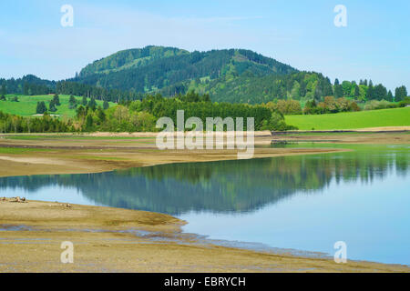 Forggensee-See und Zwieselberg Berg, Oberbayern, Oberbayern, Bayern, Deutschland Stockfoto