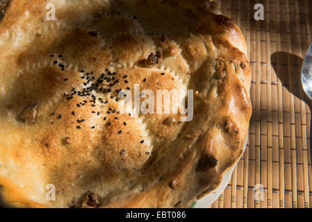 Pita-Brot in Usbekistan, Asien Stockfoto