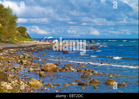 Ostseeküste in der Nähe von Boltenhagen, Deutschland, Mecklenburg-Vorpommern, Redewisch Stockfoto