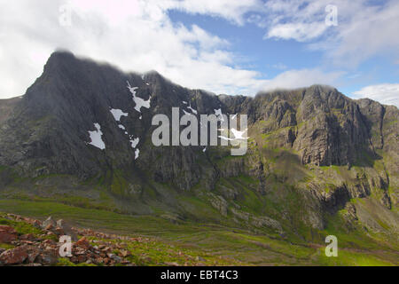 Nordwand des Ben Nevis, Großbritannien, Schottland, Highlands Stockfoto