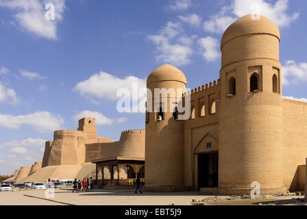 OTA-Tor der Hitoric Stadt Ichan Qala, bereits, Usbekistan, Asien Stockfoto