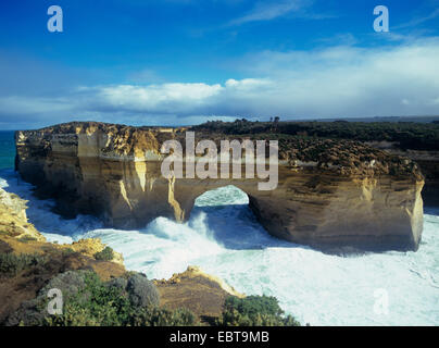 "London Arch" an der Great Ocean Road, Australien, Victoria Stockfoto