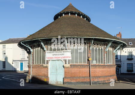 Tenbury Runde Markt Gebäudes in Worcestershire Stadt Tenbury Wells Stockfoto