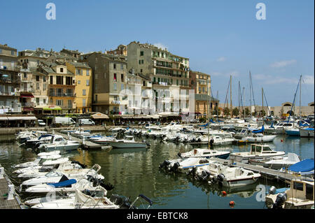 Hafen und Altstadt, Frankreich, Korsika, Bastia Stockfoto