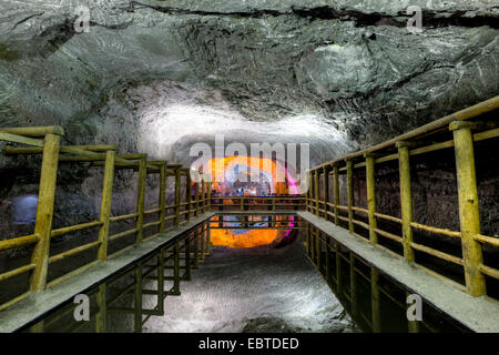 Subterrestrial Salz cathedrale, eine Kirche komplett aus Salz in einem Salzbergwerk, Germany, Nordrhein-Westfalen, Zipaquirß Stockfoto