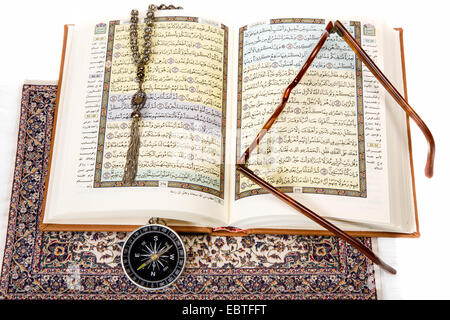 Der Koran ist die Bibel für Muslime Stockfoto