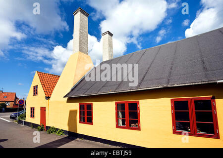 Hering, Atlantik Hering, Digby, Mattie, glitt, Yawling, Meer Hering (Clupea Harengus), Hering, Rauch-Haus, Dänemark, Bornholm, Gudhjem Stockfoto