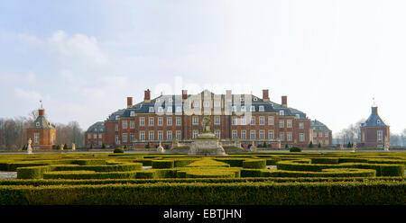 Barock sogar Schloss Nordkirchen gesehen von den Schlossgarten, Nordkirchen, Münsterland, Nordrhein-Westfalen, Deutschland Stockfoto