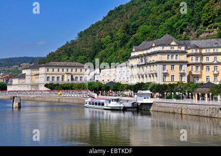 Spa Hotel und Kurhaus in Bad Ems an der Lahn River, Deutschland, Rheinland-Pfalz, Bad Ems Stockfoto