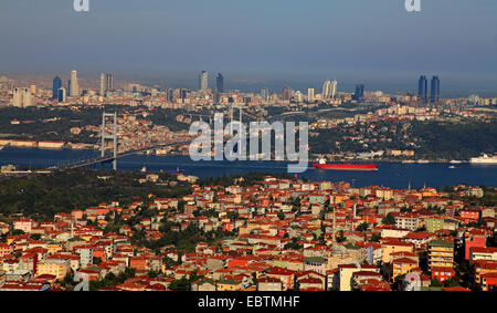 Bosporus-Brücke, Türkei, Istanbul Stockfoto