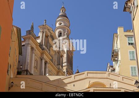 Kirche (St. Michel Archange), Menton, ´ Cote Azur, Frankreich Stockfoto