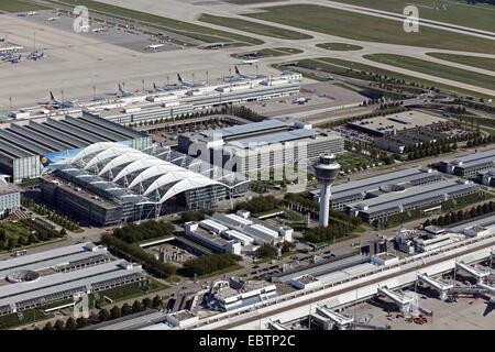 München Flughafen, Mittelteil, Deutschland, Bayern, Muenchen Stockfoto