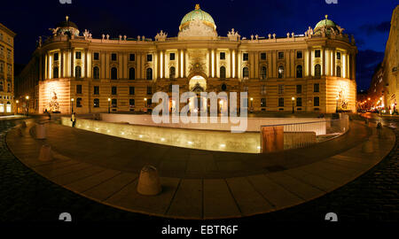 Michael Wing, Eingang zur Hofburg Palast, Austria, Vienna Stockfoto