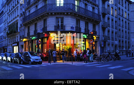 Restaurant in das jüdische Viertel Le Marais, Frankreich, Paris Stockfoto