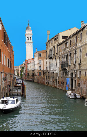 Kanal Rio del Vin im Viertel San Marco, Italien, Venedig Stockfoto