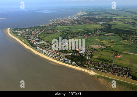 Cuxhaven und Fluss Mündung der Elbe, Deutschland, Niedersachsen, Cuxhaven Stockfoto