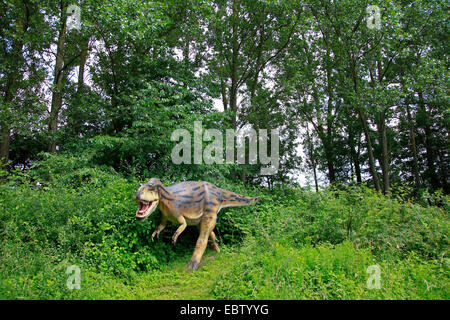 Albertosaurus (Albertosaurus) angreifen Stockfoto