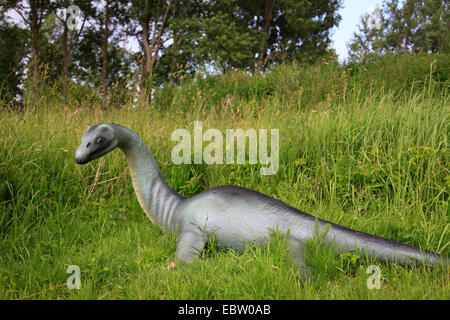 frühe Reptil (Protorosaurus), Vorfahren der Dinosaurier Stockfoto