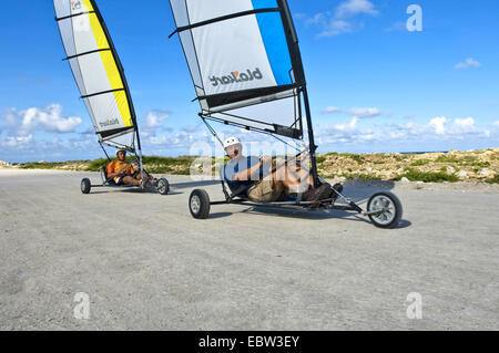 LandSailing auf Bonaire, Bonaire Stockfoto