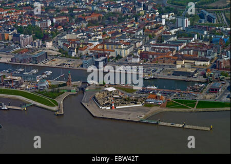 Luftaufnahme des Zoo am Meer, Deutschland, Bremerhaven Stockfoto