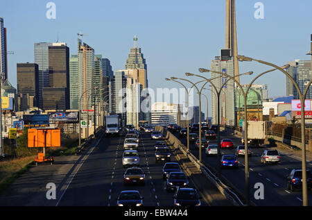 Gardiner Expressway, Kanada, Ontario, Toronto Stockfoto