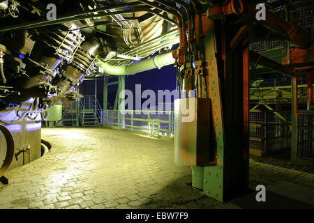 Industriegebiet von der ehemaligen Stahl arbeiten, Henrichshuette, Deutschland, Nordrhein-Westfalen, Ruhrgebiet, Hattingen Stockfoto