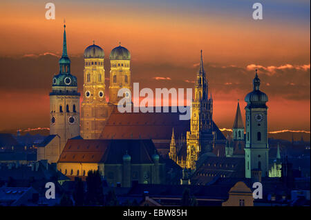 Frauenkirche, Deutschland, Bayern, München Stockfoto