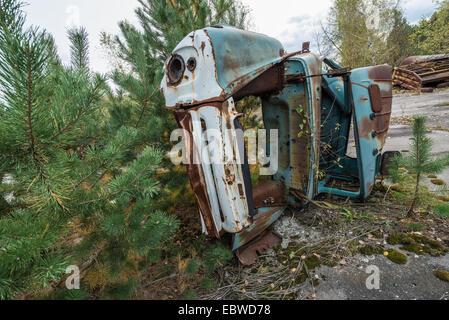 Schrottplatz in der Nähe von Illinci (oder Ilintsy) Dorf in der ...
