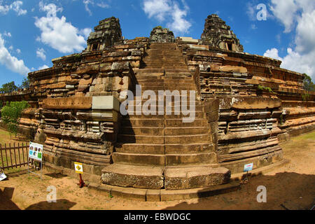 TA Keo, Khmer-Tempel in Angkor, Siem Reap, Kambodscha. Stockfoto