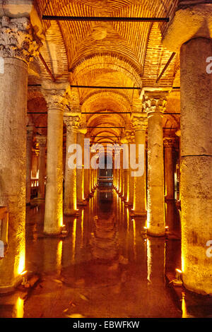Basilika-Zisterne-Istanbul-Türkei Stockfoto