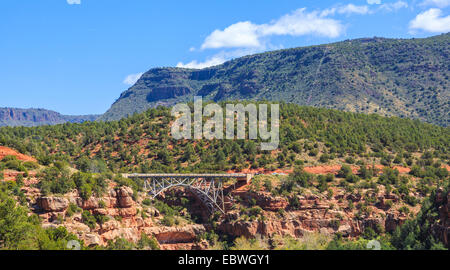 Midgley Brücke in Sedona, Arizona. Stockfoto