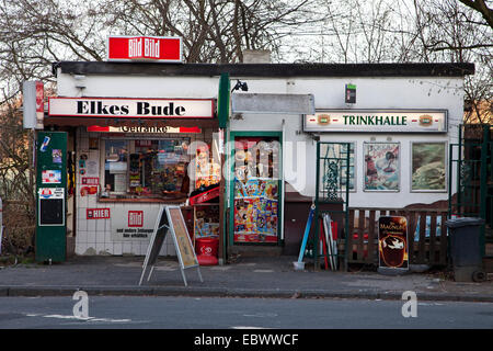 typische Kiosk in Bochum Hordel, Deutschland, Nordrhein-Westfalen, Ruhrgebiet, Bochum Stockfoto