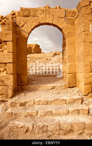 Ruinen von Masada, Israel, Masada Stockfoto