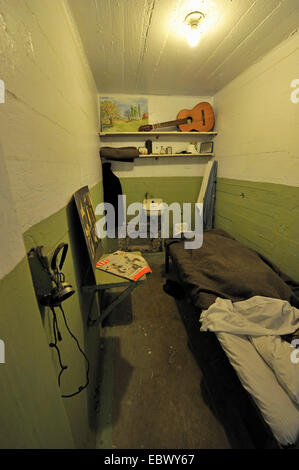 Gefängniszelle, USA, California, Alcatraz Island Stockfoto