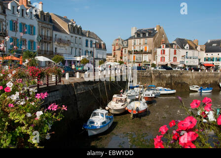 Hafen von Le Croisic, Frankreich, Bretagne, Le Croisic Stockfoto